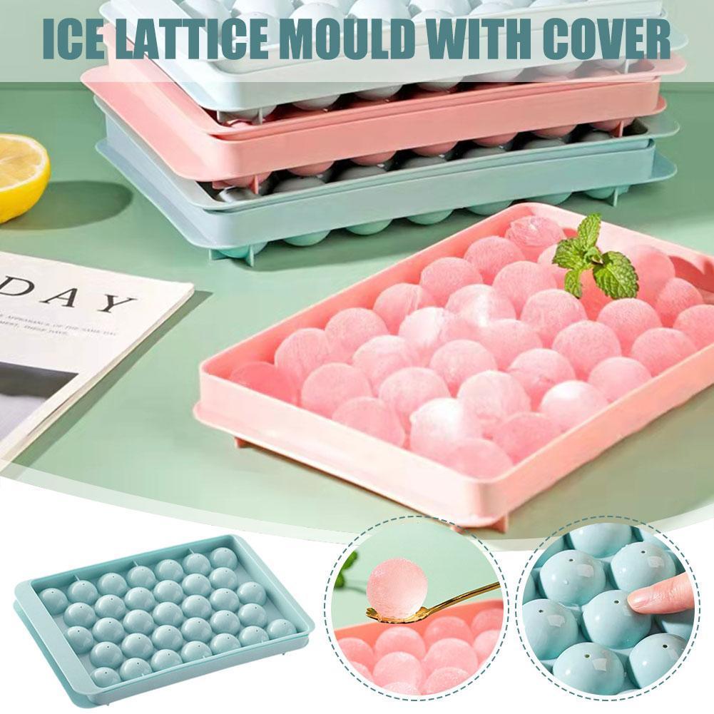 Ice Mold Sphere - ラウンドアイスキューブトレイクリエイティブホッケーボールメーカーラウンドウイスキー球型 DIY モールドホームキッチンツール 2 色