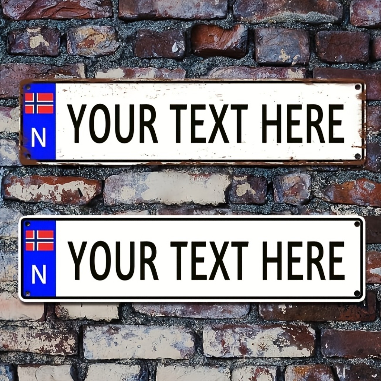 Home Bar Signs - パーソナライズされたカスタムノルウェー製ヴィンテージメタルサイン ホームバー 車＆屋外装飾（装飾用のみ）