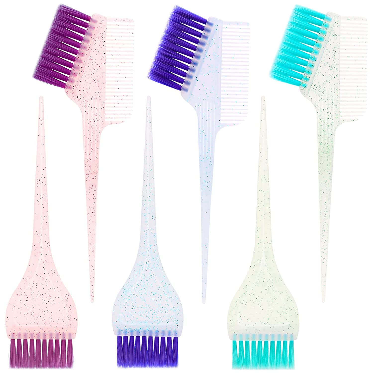 Home Barbershop - プロの染料ヘアブラシサロンミニノンスリップカラークリームブラシヘアカラーブラシ染毛剤アプリケーターダストブラシ