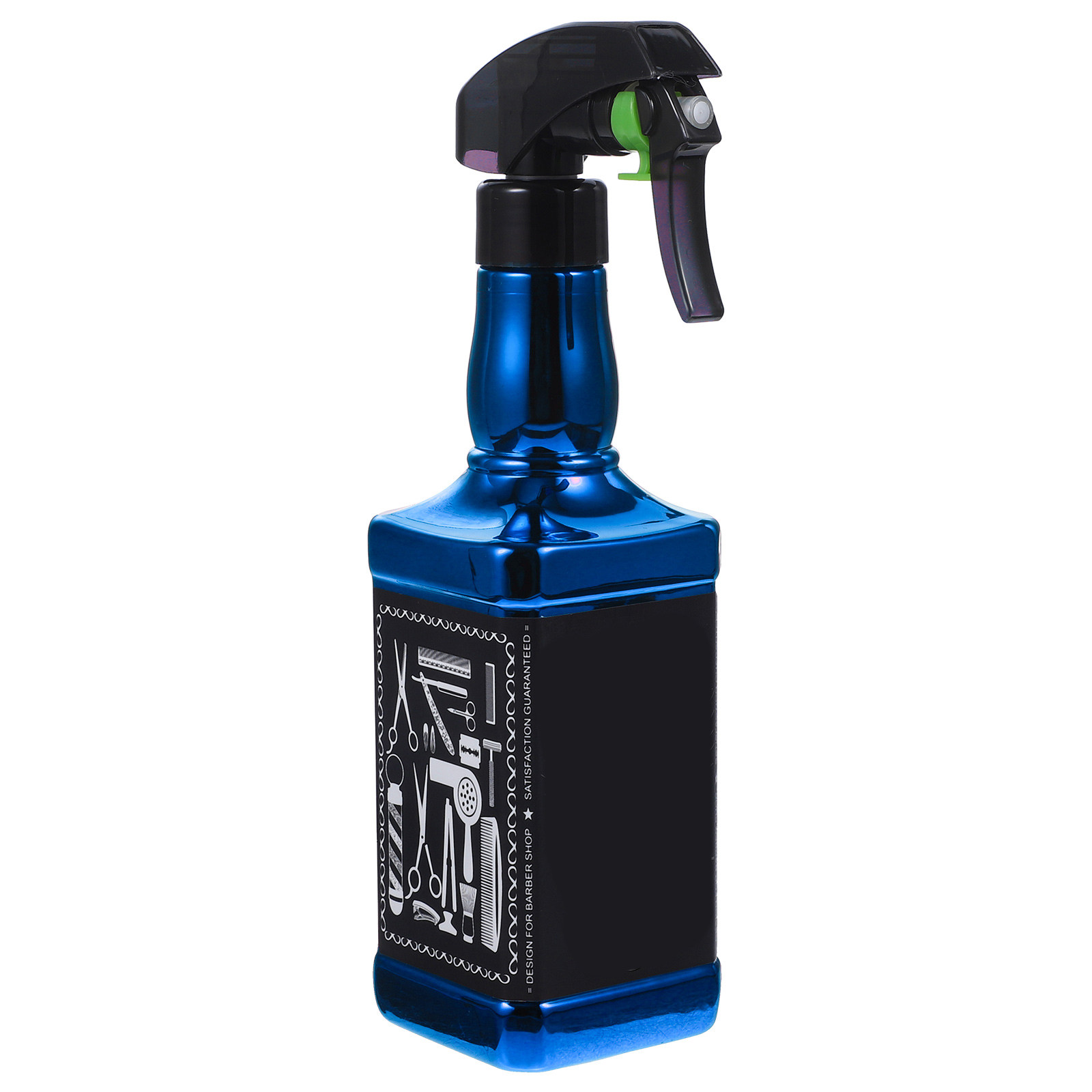 Home Barber - レトロな電気メッキ加工の水やりポットスプレーボトル 500ml 散水容器 ゴールドカラー 理髪店 家庭用スプレーヤー