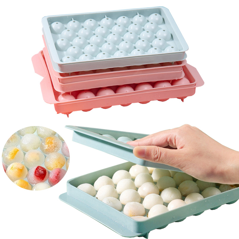 ラウンドアイスキューブトレイクリエイティブホッケーボールメー - Ice Mold Sphere のレビューと価格