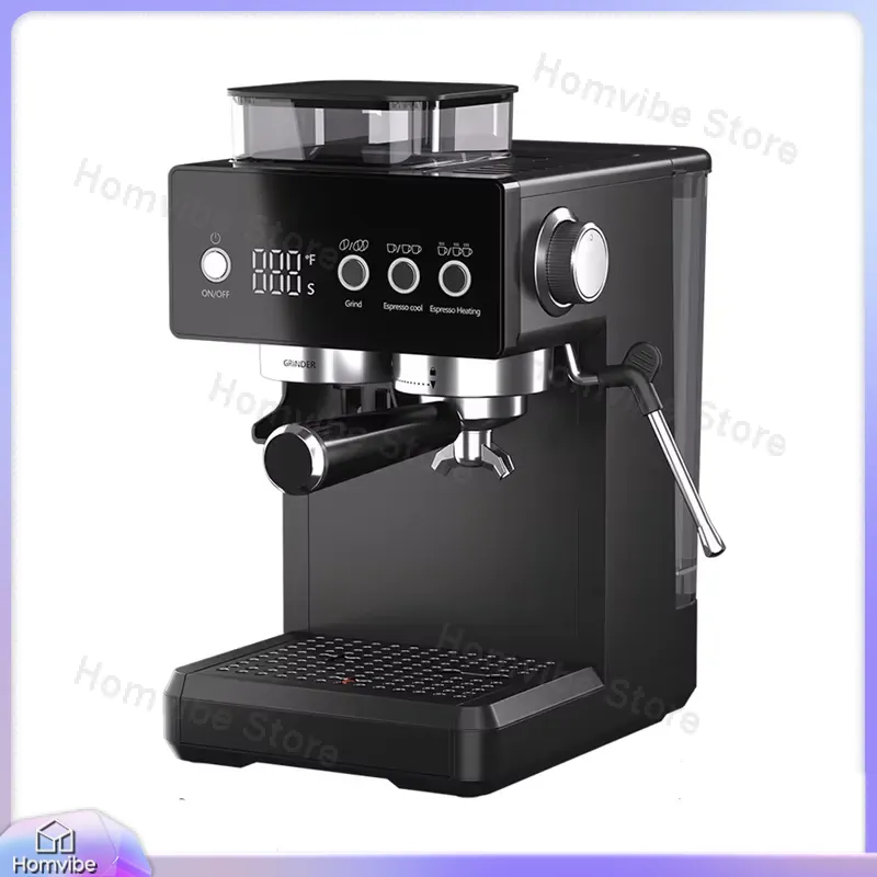 3 in 1セミオートマチックエスプレッソマシン、グラインダ - Home Barista のレビューと価格