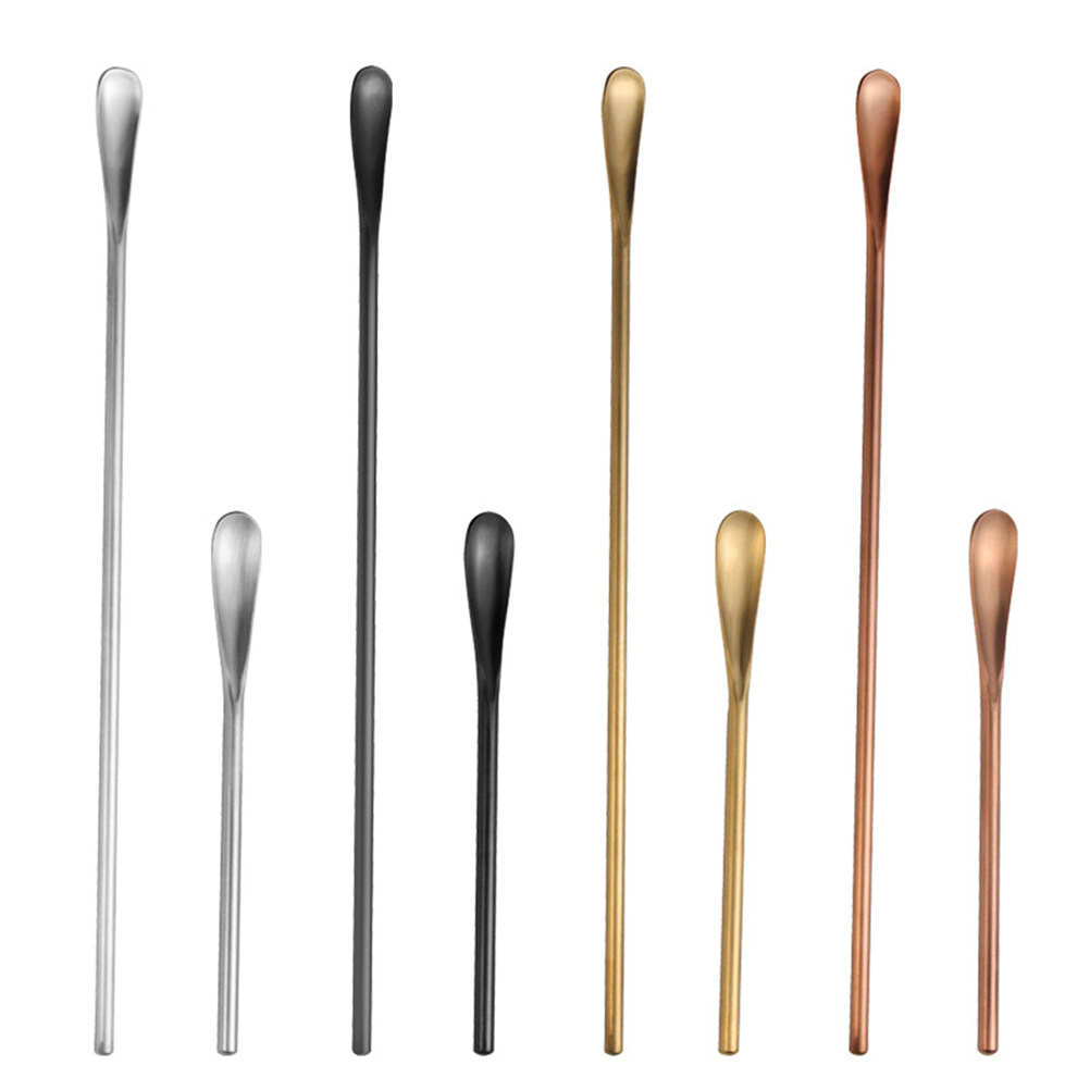 2個セット ステンレス製カクテルスプーン ロングハンドル シ - Bar Spoon Twisted のレビューと価格