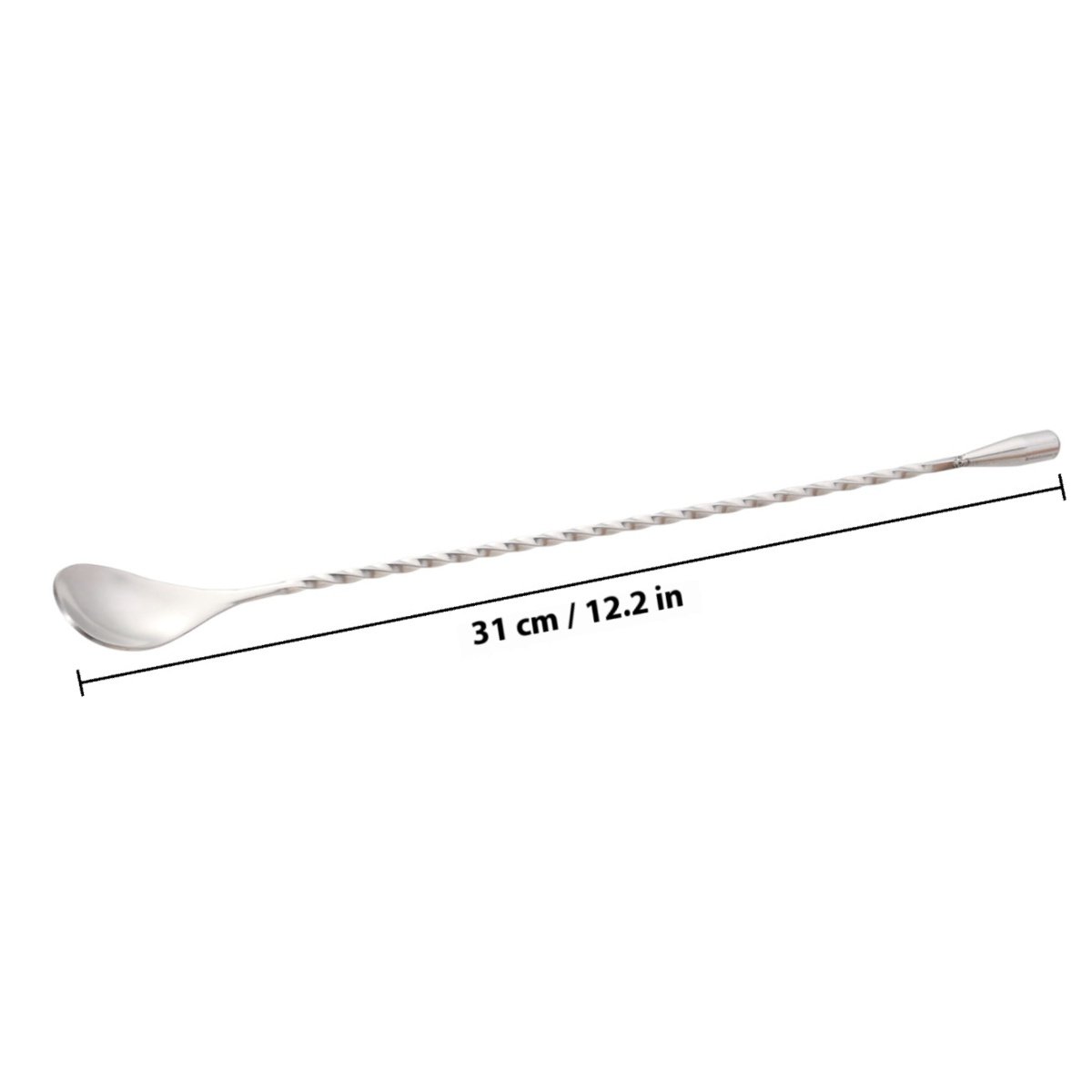 304ステンレス製ツイストバースプーンカクテルスティラーツー - Bar Spoon Twisted のレビューと価格