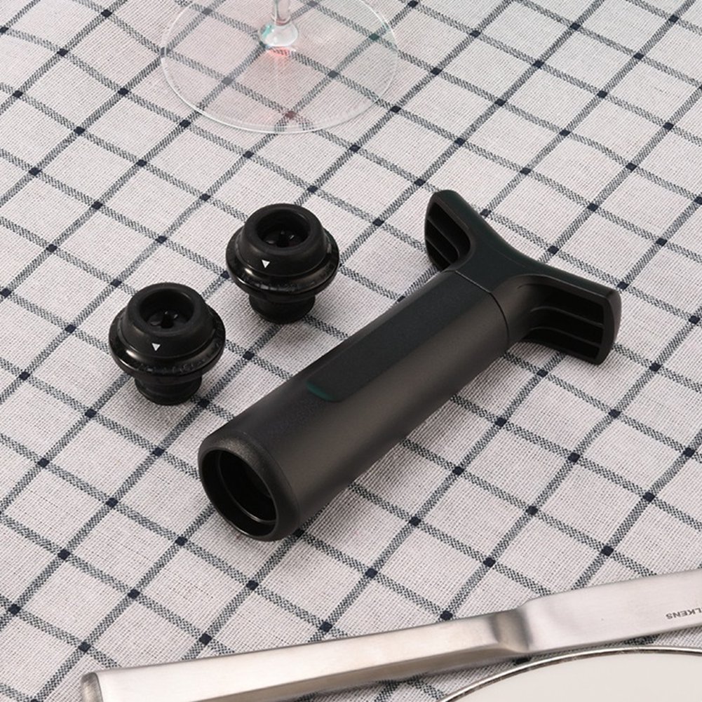 ワイン保存用真空ポンプ ストッパー付き ワインストッパー 再 - Wine Preservation Pump のレビューと価格