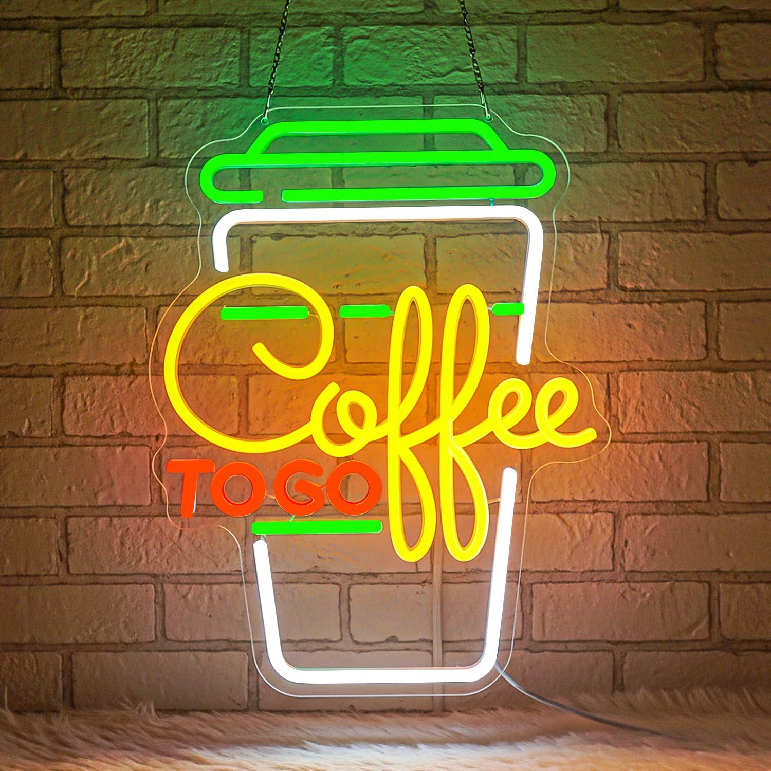 コーヒーネオンサイン USB調光可能なLEDライト コーヒー - Home Bar And Restaurant のレビューと価格