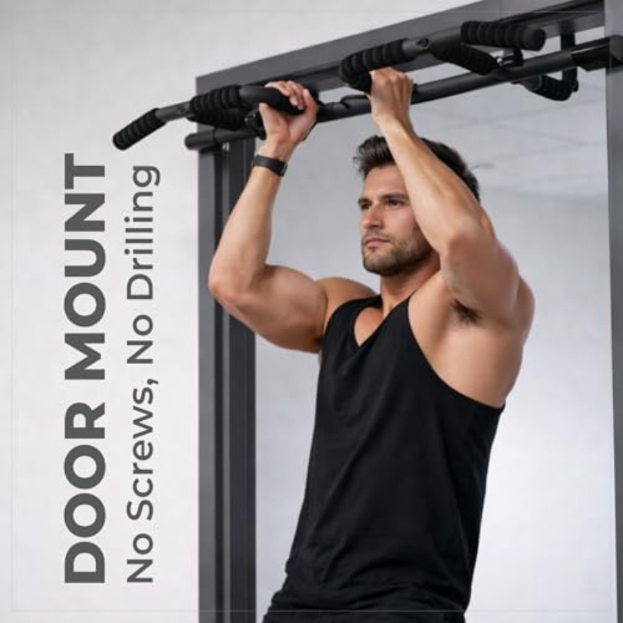 ドア枠懸垂バー セット サスペンションストラップ付き マルチ - Home Bar And Gym のレビューと価格