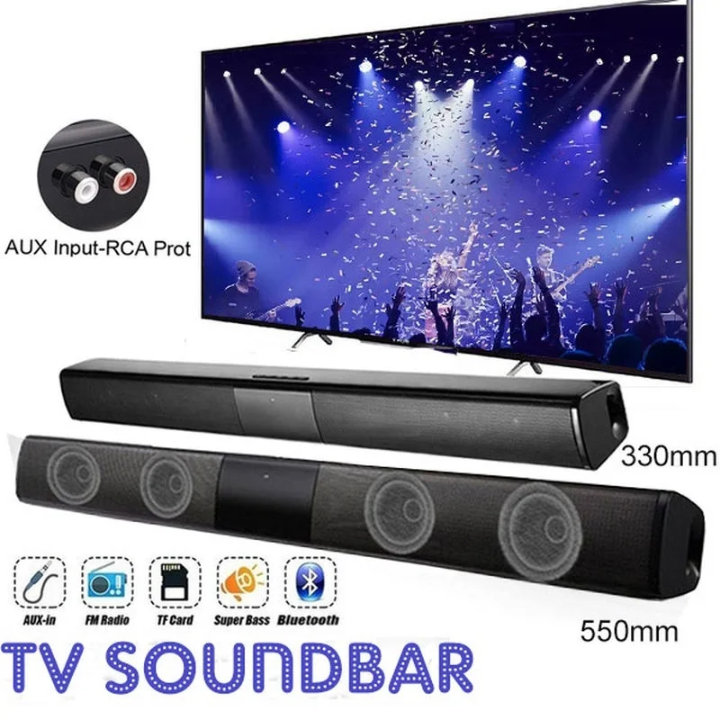 Bluetoothワイヤレスサウンドバー,40W,ホームシア - Home Bar And Theater のレビューと価格