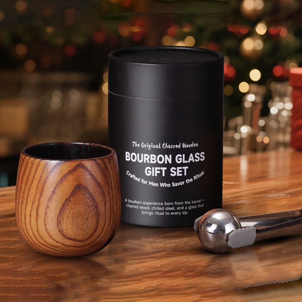プレミアム手作りウイスキーグラスセット 手磨き 再利用可能  - Home Bar Set のレビューと価格