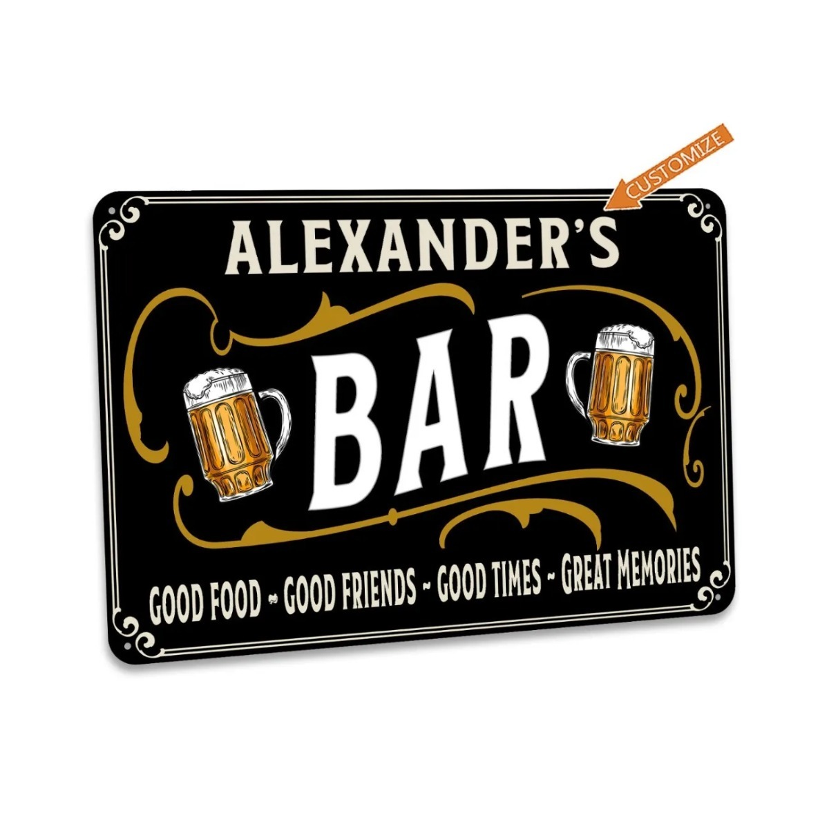 カスタムバーサイン パーソナライズされたホームバーデコレーシ - Home Bar Signs のレビューと価格