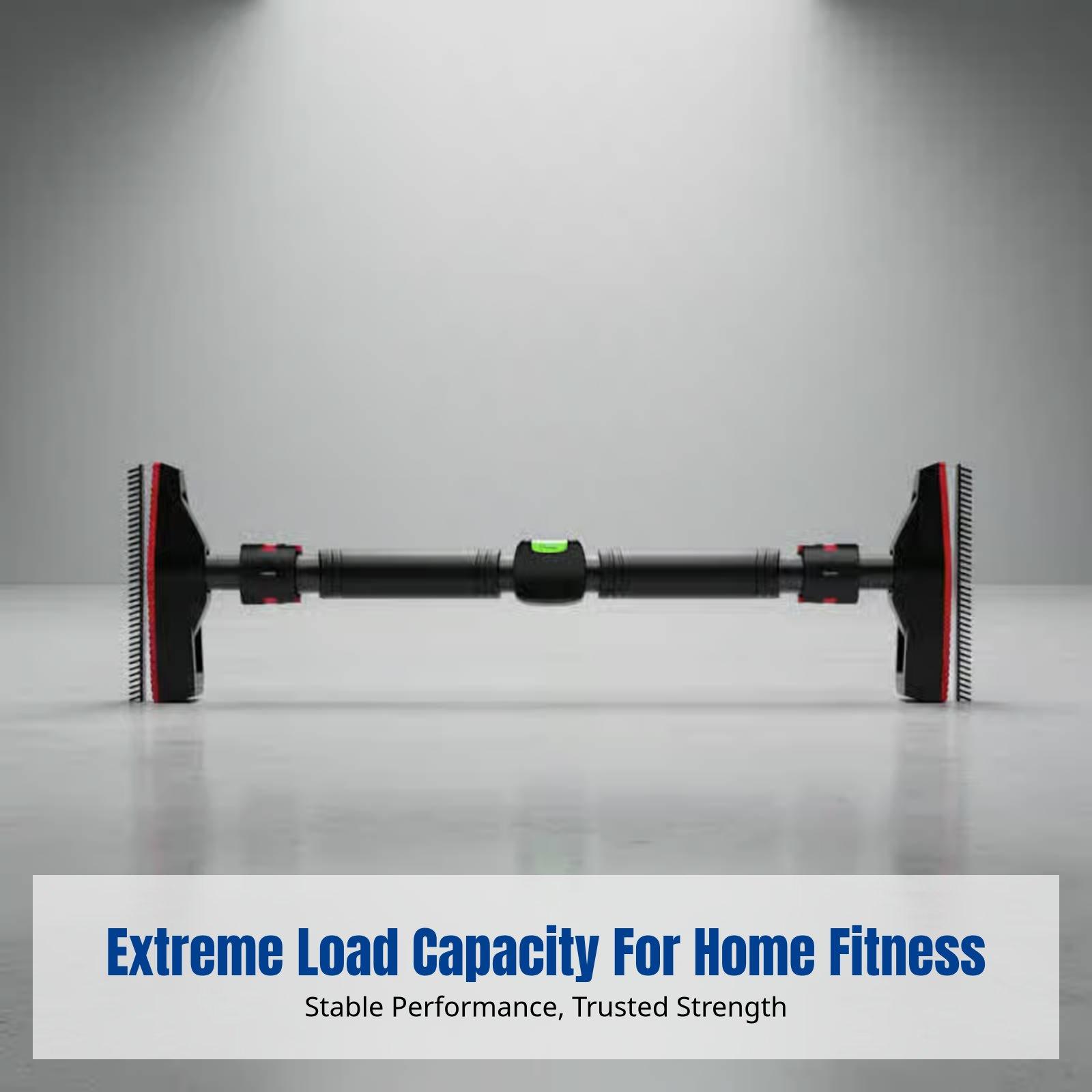 頑丈なドアフレーム懸垂バー、炭素鋼製、5段階ロック、穴あけ不 - Home Bar And Gym のレビューと価格