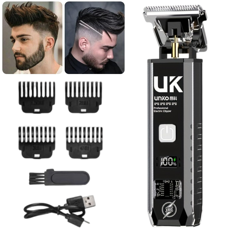 T9 電気ひげトリマーコードレスバリカン男性用 4 コームブ - Home Barbershop のレビューと価格