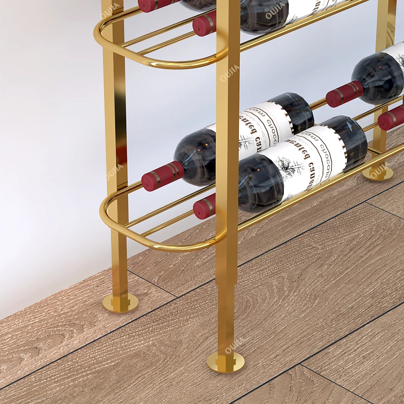 カスタムメタルバーレストラン鉄/アルミ/ステンレス製ディスプ - Home Bar Shelves のレビューと価格